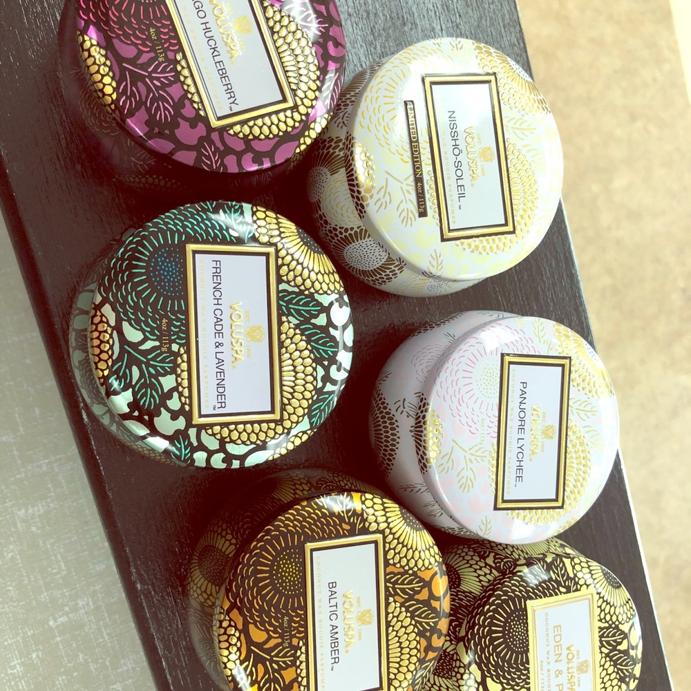New 4 oz voluspa candles. Listing is for 1 candle